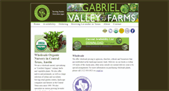 Desktop Screenshot of gabrielvalleyfarms.com