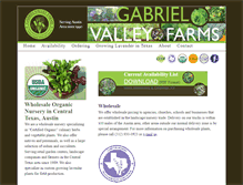 Tablet Screenshot of gabrielvalleyfarms.com